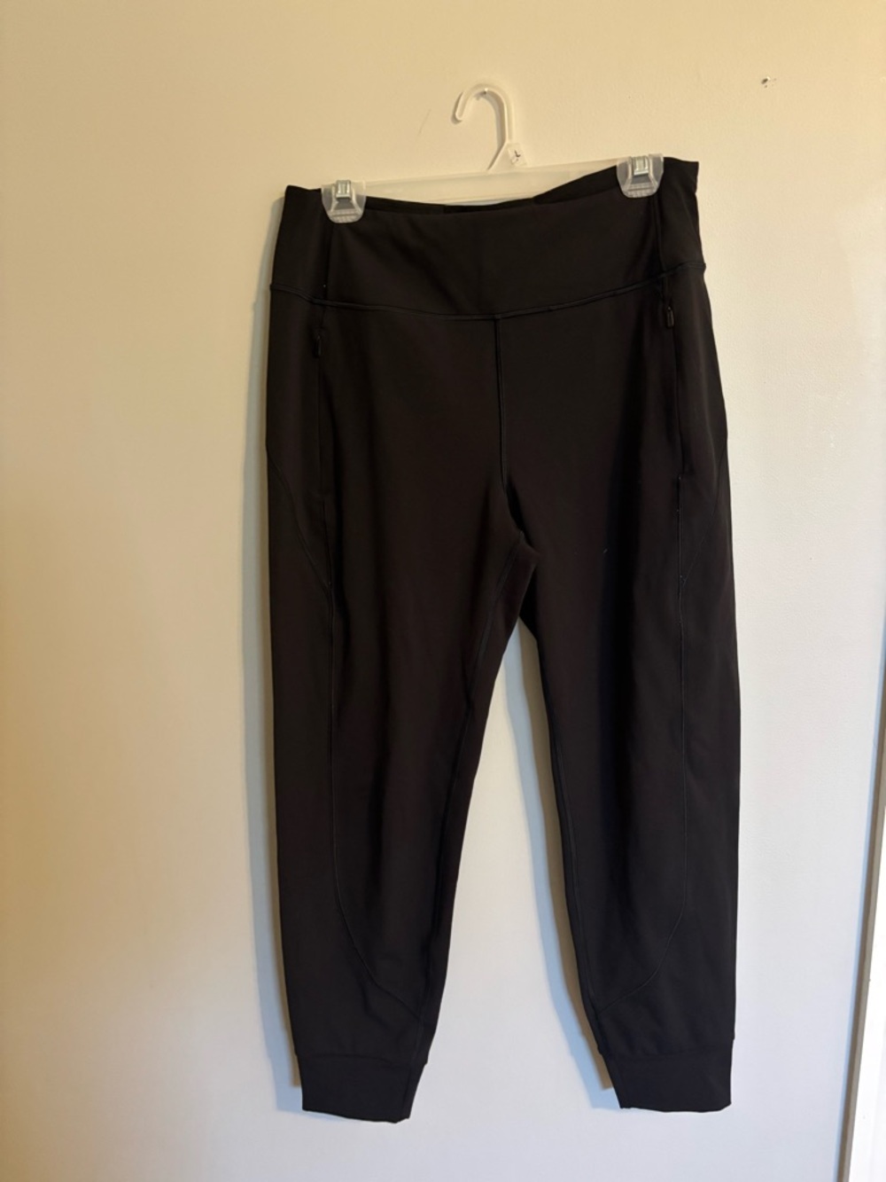 Athleta Black Zipper-Pocket Jogger Pants